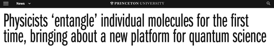 A recent breakthrough at Princeton University.